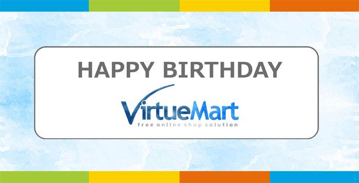 Happy Birthday VirtueMart